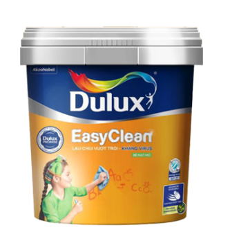 Sơn nội thất Dulux Easyclean lau chùi vượt trội kháng Virus bề mặt mờ – 99A – 15L