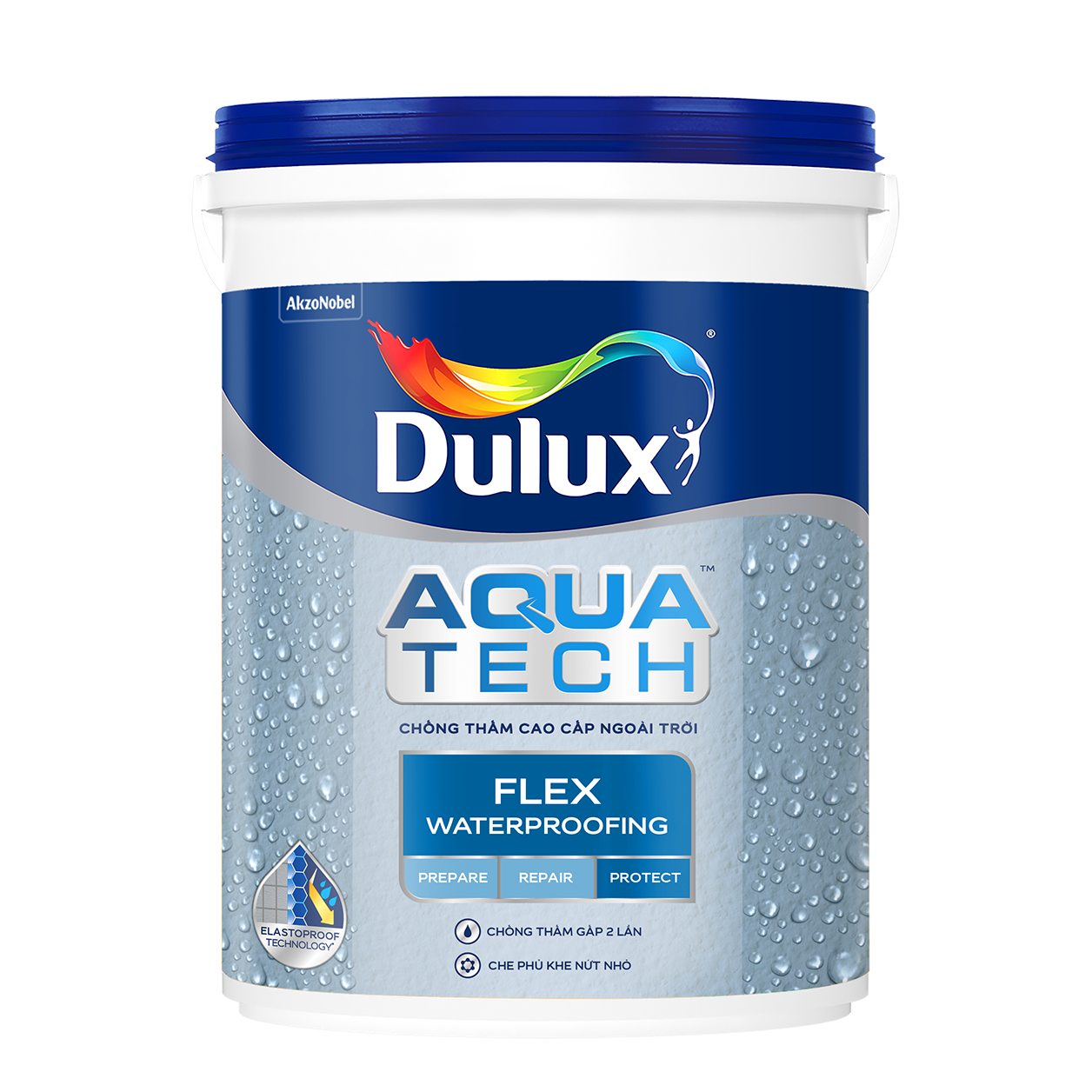 Chất chống thấm màu Dulux aquatech Flex – W759 thùng 20Kg