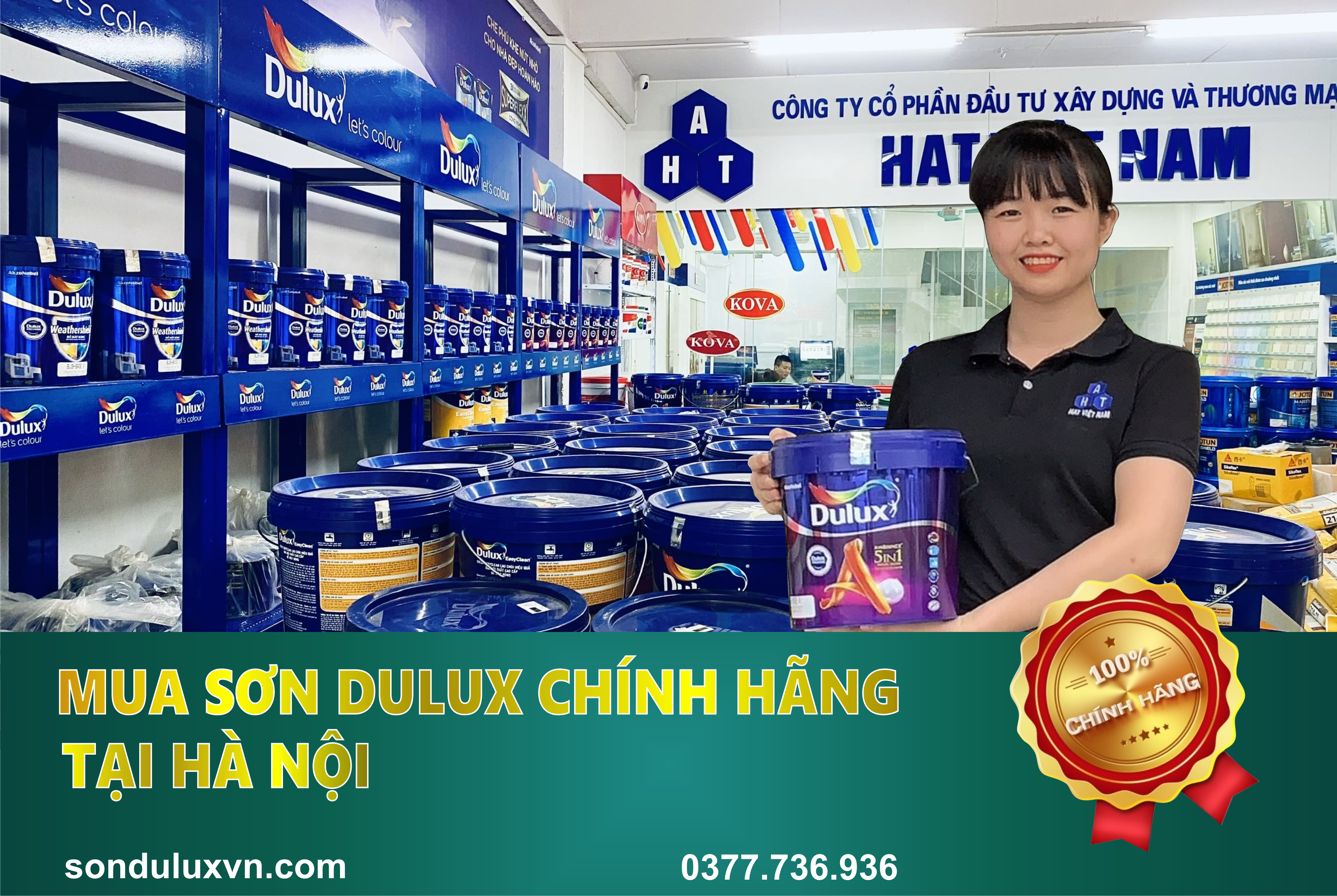 Mua sơn Dulux chính hãng tại Hà Nội