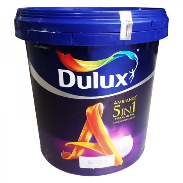 Sơn nội thất cao cấp Dulux 5in1 Pearl Glow Bóng mờ – 66A – 15L